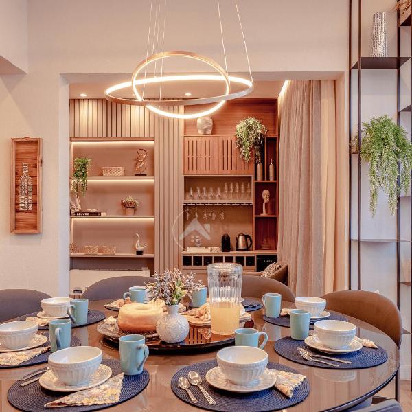Moderna cobertura duplex com 4 suítes em condomínio com lazer completo - Campos do Jordão