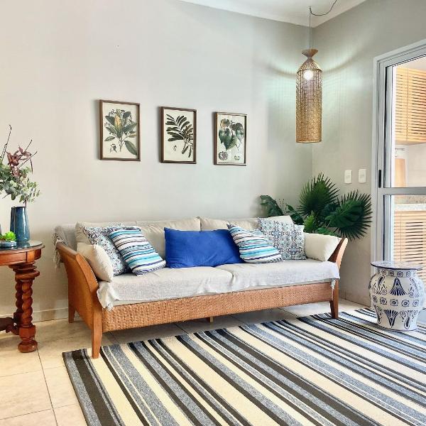 Lindo apartamento 2 quartos 200m da praia c/ AC - Foto 2