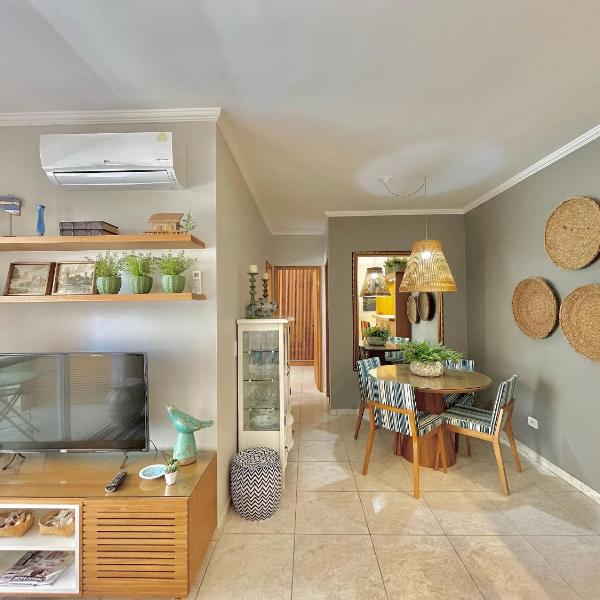 Lindo apartamento 2 quartos 200m da praia c/ AC - Foto 5