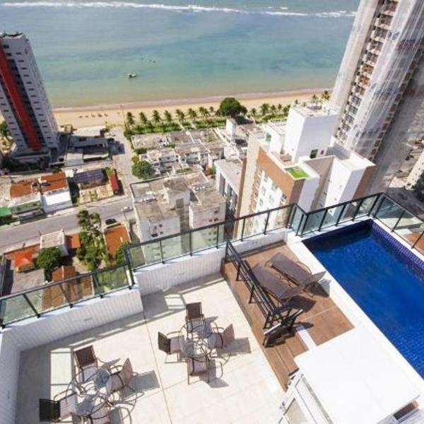 Flat para 2, Praia a 200m e Piscina na Cobertura