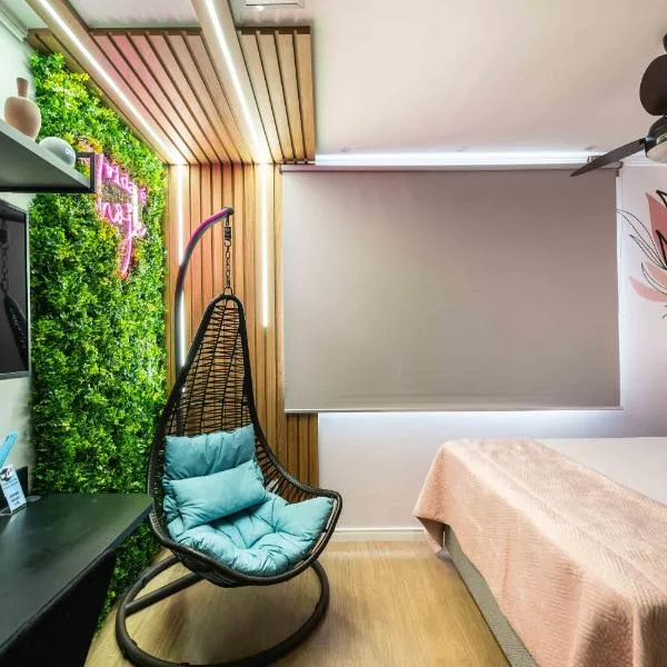 Studio Design Próx ao Metrô Brás com piscina, hotel en São Paulo