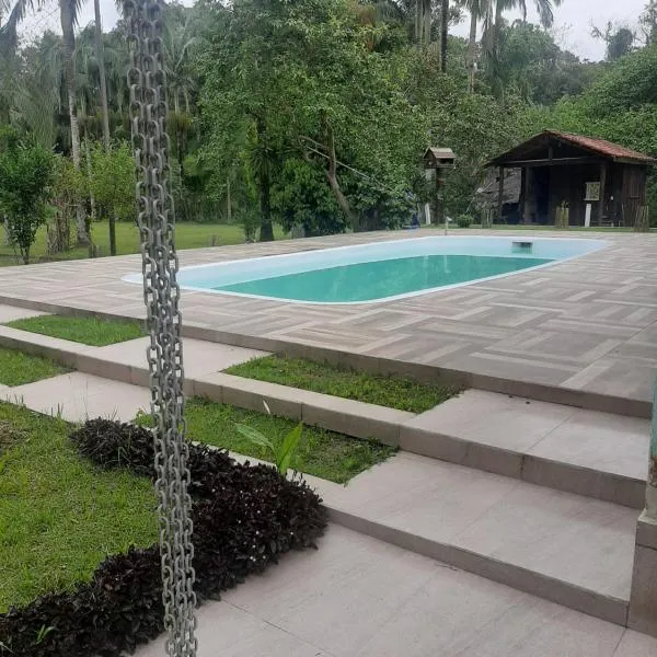 chácara com piscina, hotel em Morretes