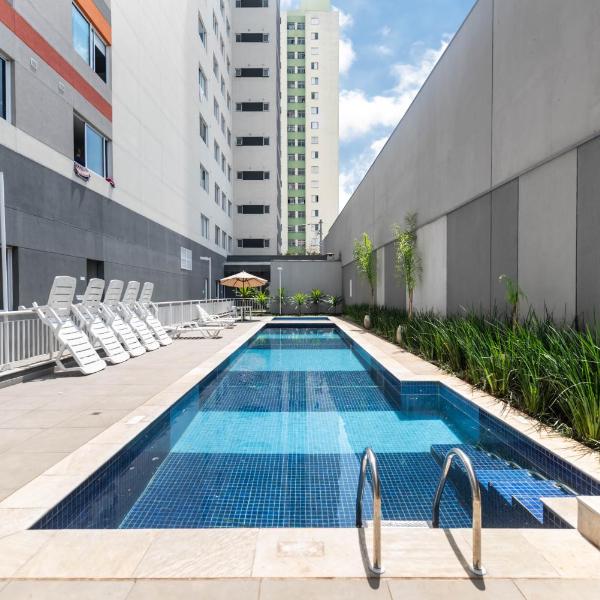 Studio Design Próx ao Metrô Brás com piscina - Foto 4