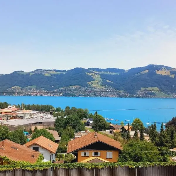 Swiss Apartment Thunersee、Einigenのホテル