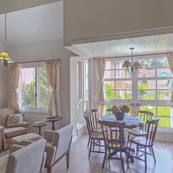 Duplex Floresta Negra - Sua Base perfeita em Gramado! Ótima LOCALIZAÇÃO LAGONegro 500m - 02 Quartos e 02 Banheiros para FAMILIA em CONDOMINIO FECHAD0, cozinha completa com GARAGEM e portaria 24h - Foto 5