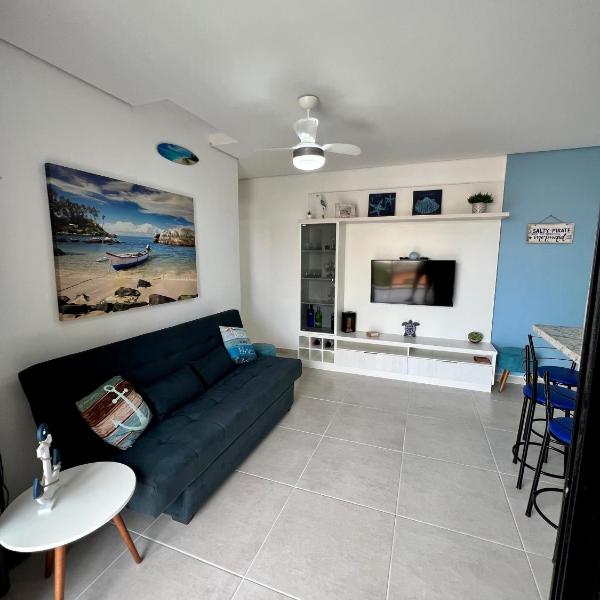 Lindo e moderno Apto SUNNY 203 com AC 1 quadra da praia - Foto 5