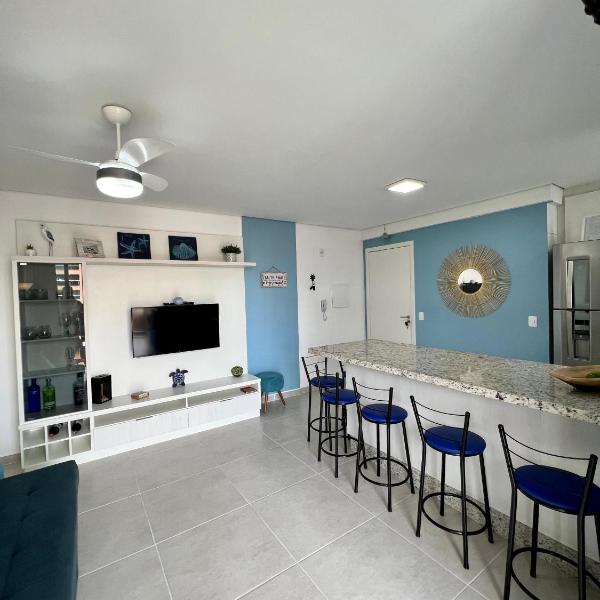 Lindo e moderno Apto SUNNY 203 com AC 1 quadra da praia - Foto 4