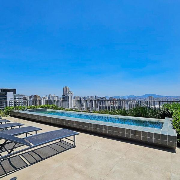Studios Novíssimos com Piscina no Rooftop e vista para o Allianz Parque - Foto 4
