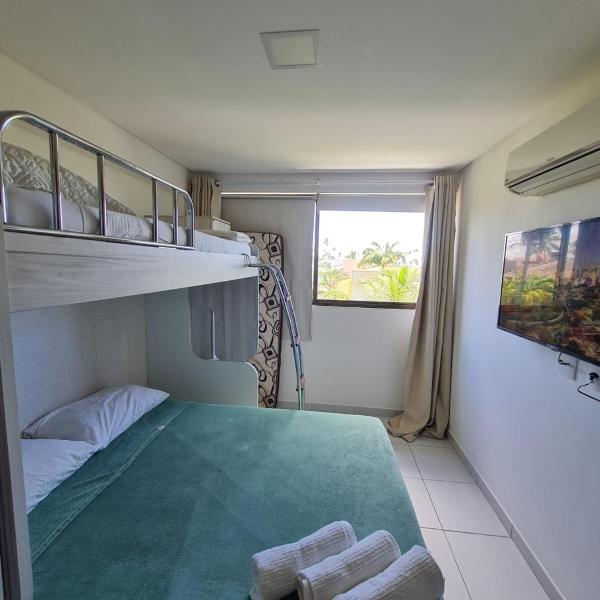 BEACH CLASS ECO LIFE Flat 2 dorm em condomínio à beira-mar Enxoval incluso B203 - Foto 2