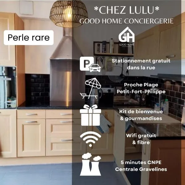 GOOD HOME Chez Lulu, plage & centrale, hotel en Saint-Folquin