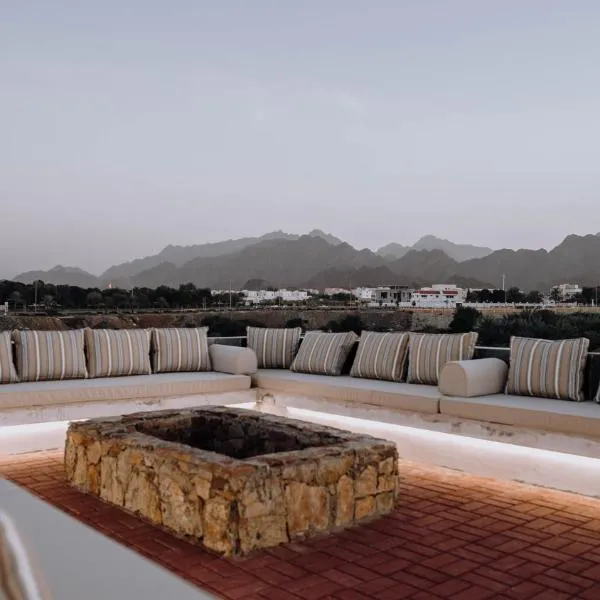 Hatta में, होटल Hatta Center Farmstay villa Heated Pool wake up with stunning view