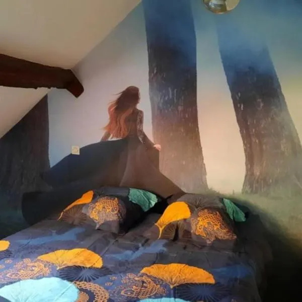 La Sorcière in a typical Alsatian house, hotel in Rouffach