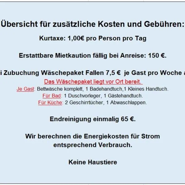 FerienHaus Zur Sonne, Zislow، فندق في Zislow