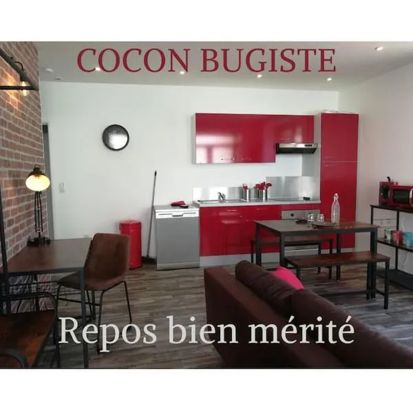 Cocoon Bugiste : travail, sport ou détente, hotel en Cérarge