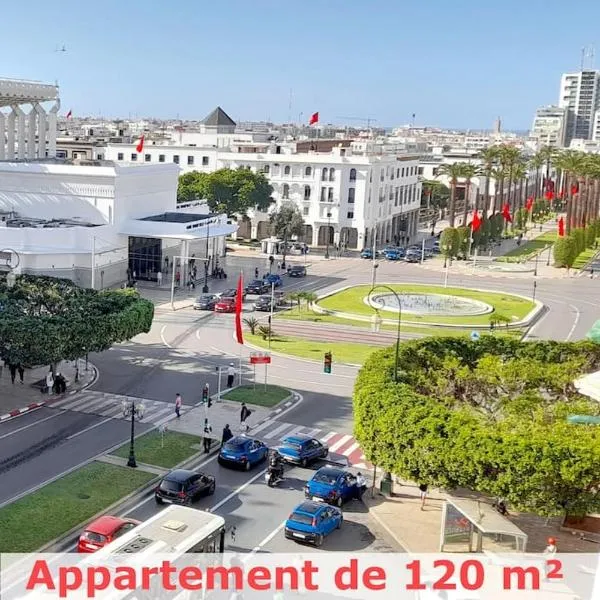 Panoramic view of downtown Rabat, hotel v destinaci Rabat