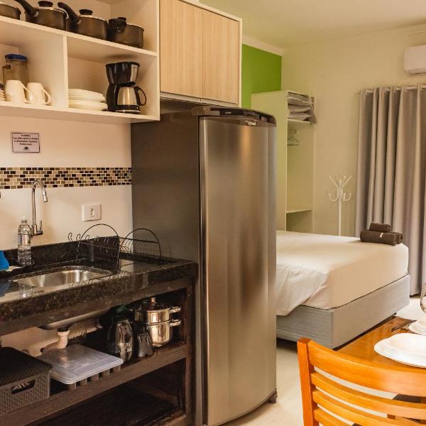Pousada Solarium Flats Itagua Próximo ao Aquário e a Praça da Baleia - Foto 4