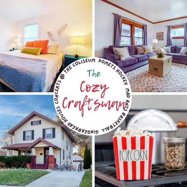 King Bed, 2 Full Baths, Large Deck, Free Bikes, 2 miles to Downtown & Sports Fieldhouse, hotel in Fort Wayne