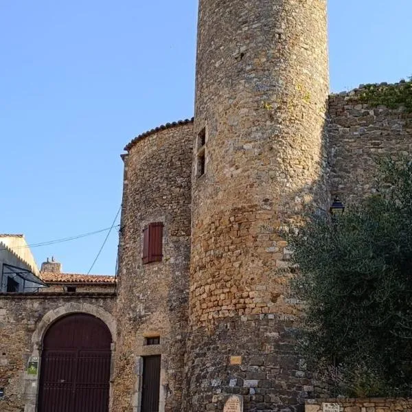 Gîtes de la place du château – hotel w mieście Salavas