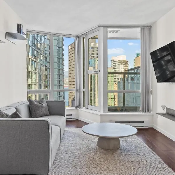 Downtown Luxury 1BR Coal Harbour, hotell i Vancouver