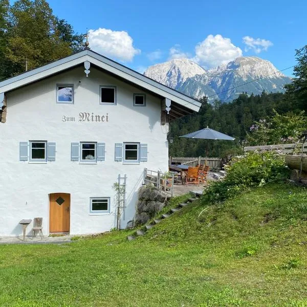 Alte Mühle mit wunderbarem Bergblick, hotel u gradu 'Ramsau'