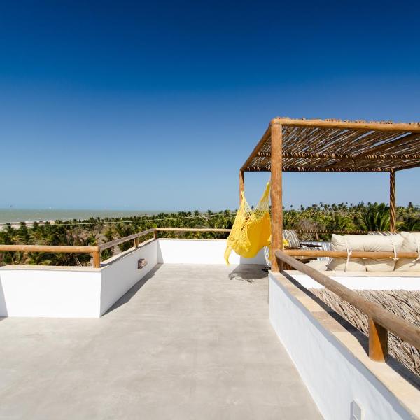 Villa Aura, piscina privativa e rooftop com vista excepcional pro mar, 150m do mar e do Rancho do Kite, Praia do Prea - Foto 3