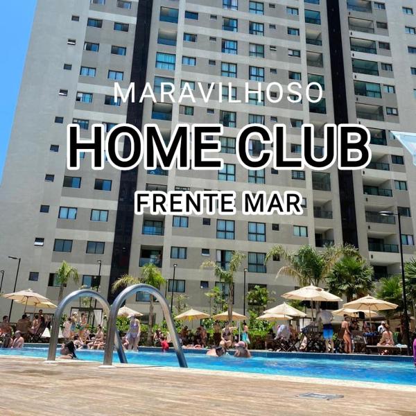 Aptos em HOME CLUB Frente Mar com Área de Lazer completa