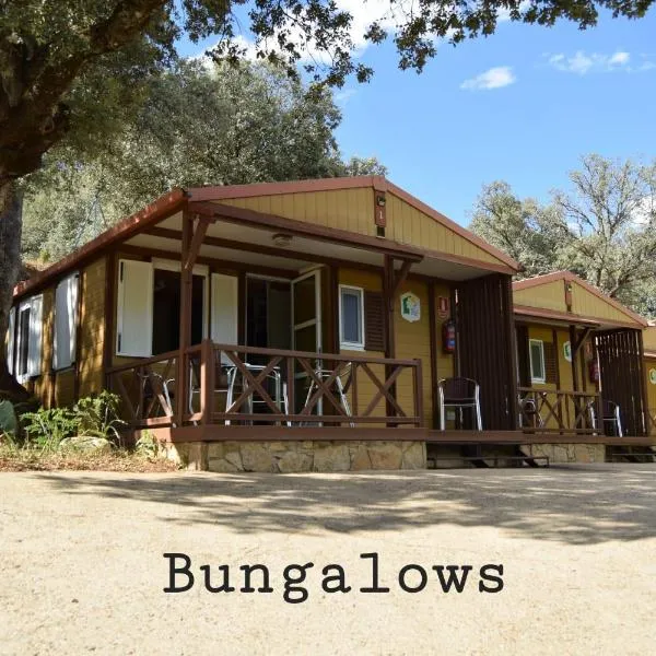Bungalows, Camping Vega de Francia, hotel Sotoserranóban