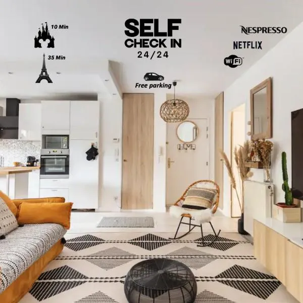 Happy Shelter, hotel v destinácii Bussy-Saint-Georges
