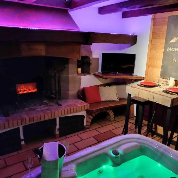 GITE Chambre SPA Privé DE L'ANCIENNE FERME, hotel v destinaci Vallières