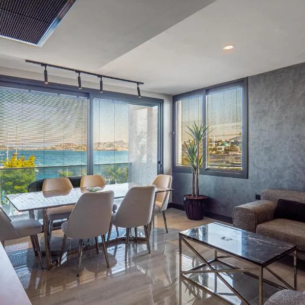Çimentepe Residence Deluxe 5 - Sea View Residence in Yalikavak, hotel in Bodrum City
