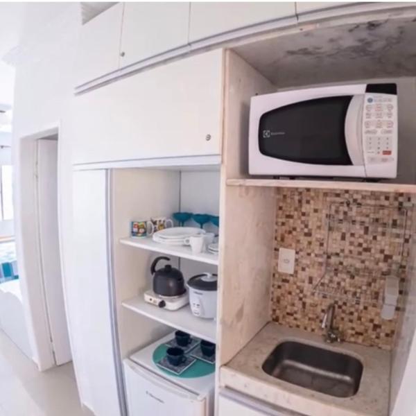 Flat no Apart Hotel Marinas beira mar - Foto 4