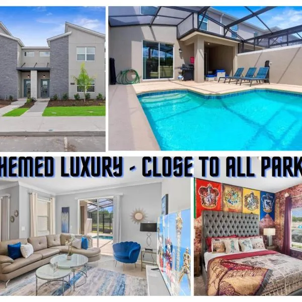 Gorgeous Condo Close to Disney w Private Pool BBQ - Themed Bedrooms Walk To Clubhouse, khách sạn ở Kissimmee