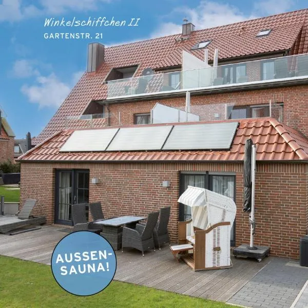 Winkelschiffchen II mit Sauna, hotel v destinaci Juist