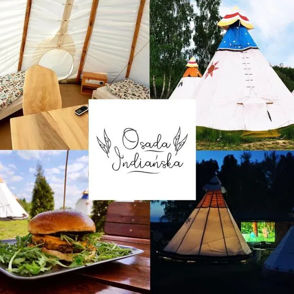 Osada Indiańska, hotel en Ostrów Lubelski