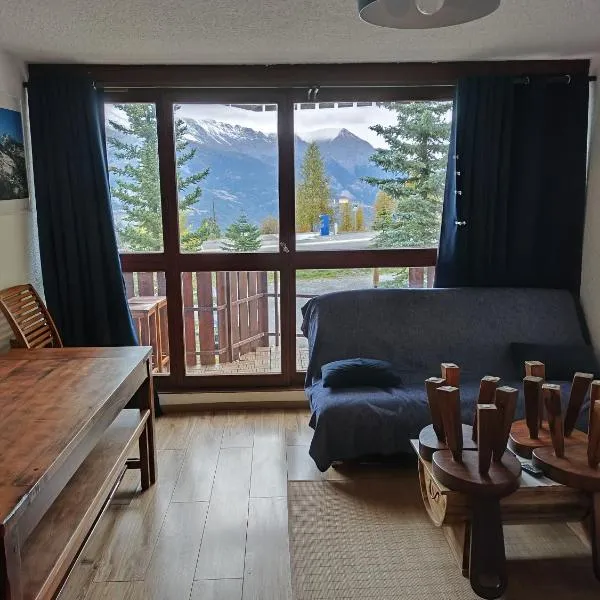 Super Sauze charmant studio en bas des pistes – hotel w mieście Enchastrayes