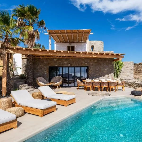 Pure Mykonos Villa，Plintri的飯店