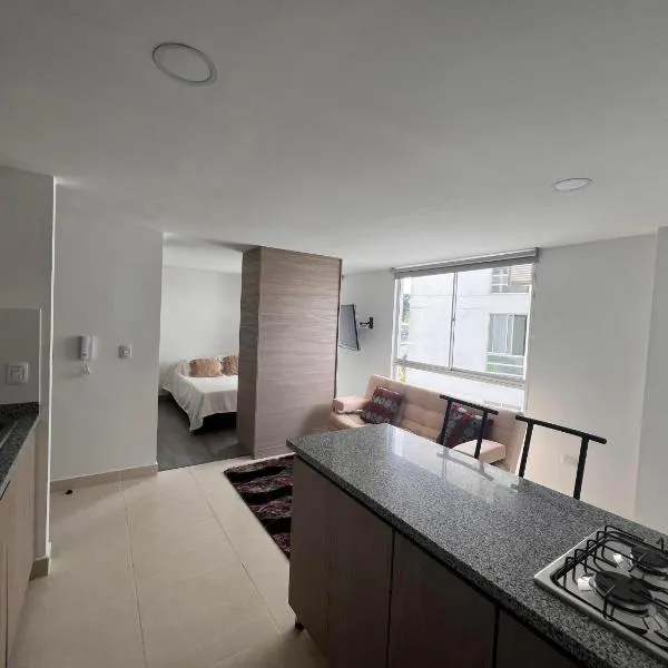 Cómodo apartaestudio, hotel v destinaci Manizales