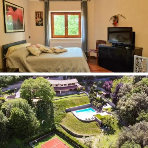 Villa Carolina - Piscina e Parco panoramico โรงแรมในกัมปาญญาโน ดิ โรมา