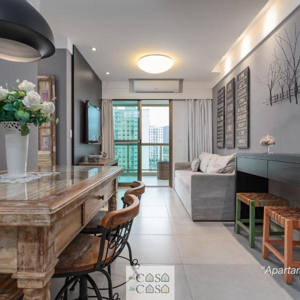 2 Apartamentos Individuais de 3 QUARTOS com ESTACIONAMENTO em Condomínio com PORTARIA 24h, Sauna e Parquinho Infantil - Apartamento com Ar Condicionado, SmarTV, Wi-Fi 120 mbps e Cozinha Completa - Foto 2