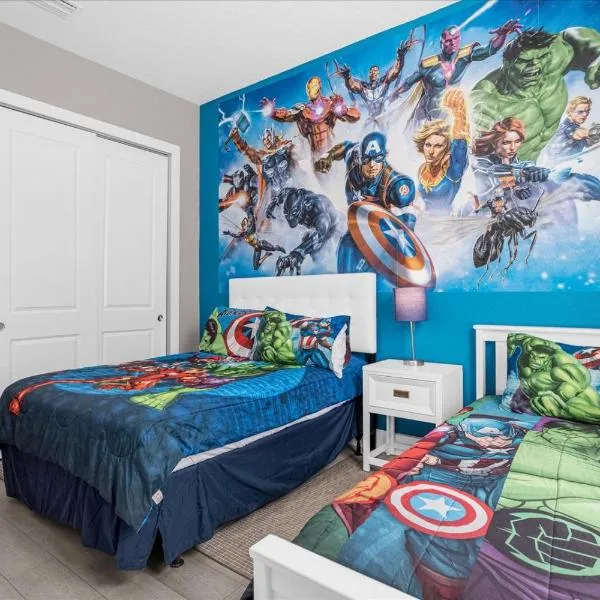 Magical Vacation Home 3 min from Disney、オーランドのホテル
