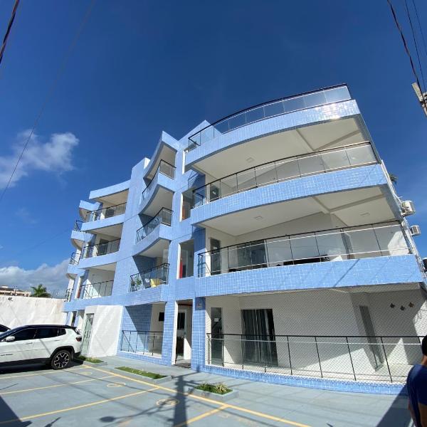 No Atalaia, Fort Poseidon rua do Atalho a 700 metros da praia do Atalaia, apartamento novo decorado, varanda, sala de estar e jantar, 02 suítes, 03 banheiros, lavanderia, cozinha, piscina, churrasqueira, salão de jogos, vista parcial das dunas e mar