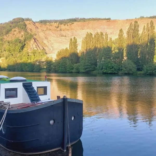 Péniche Graziella, hotel sa Profondeville