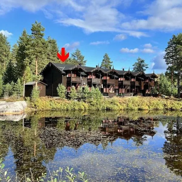 Flott hytte i Vrådal rett ved alpinbakken, hotel in Kyrkjebygdi