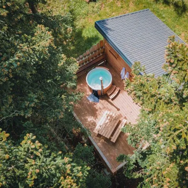 Cabane Chalet avec spa privatif, khách sạn ở Quingey