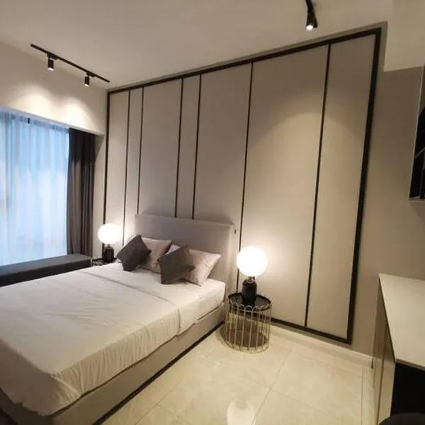Bukit Bintang Axon Residences 3R2B 3Queens Beds、クアラルンプールのホテル