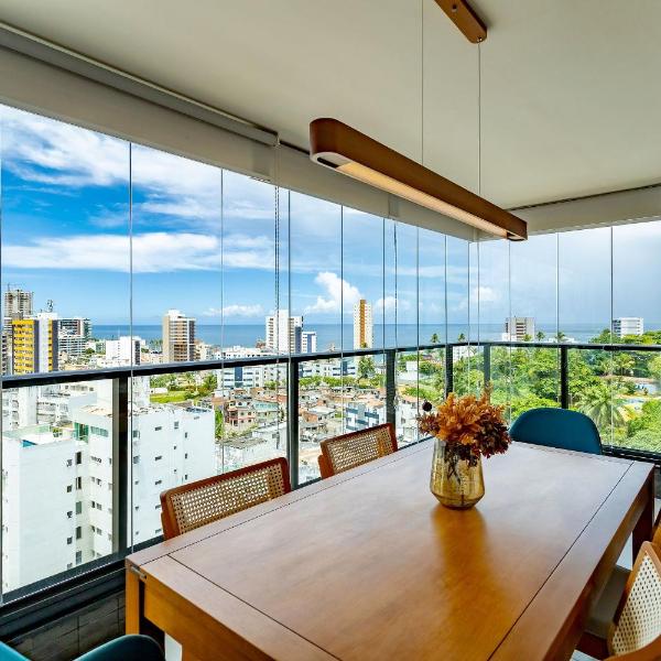 Lindo e aconchegante com vista panorâmica na Barra - Foto 5