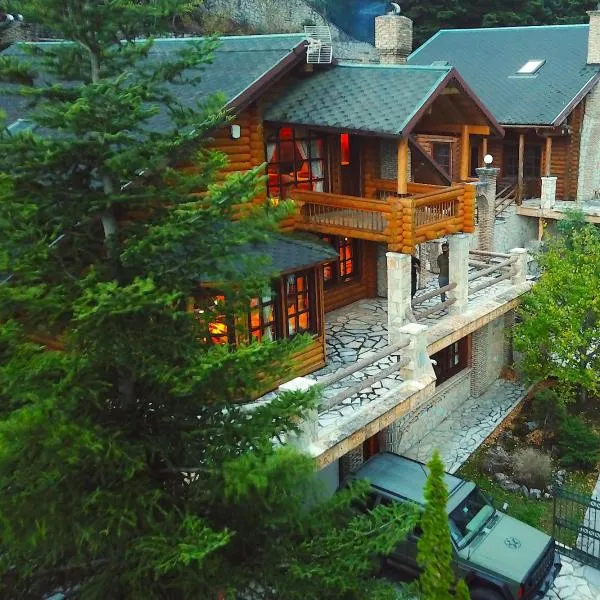 7Hills Finnish Luxury Chalet by Ski Alure, hotel v destinaci Eptalofos