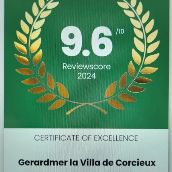 GERARDMER La villa de Corcieux, hotel v destinácii Corcieux