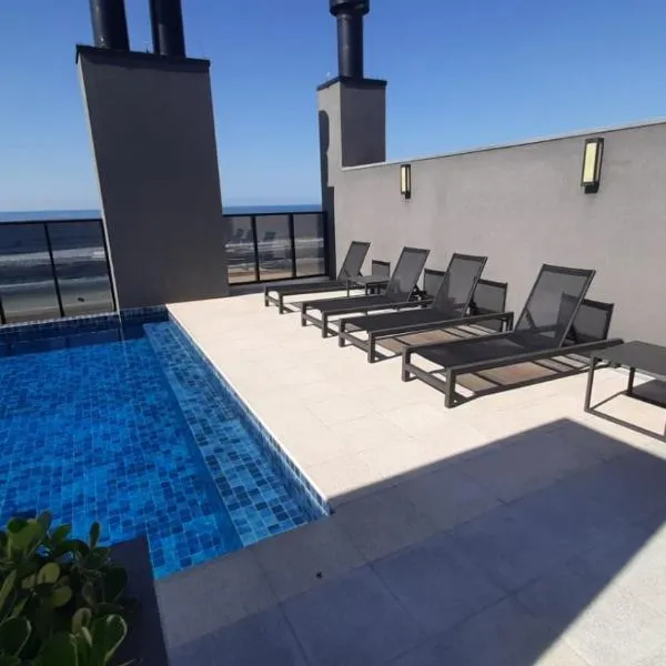 Studio 110 Maravilhoso Vista Mar Piscina Aquecida, hotel in Matinhos