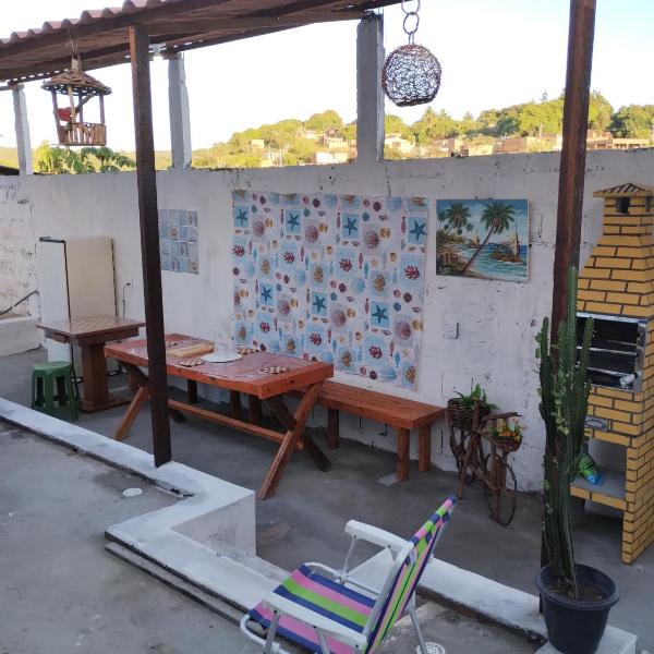 Casa praia cabuçu - azul com piscina